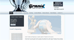 Desktop Screenshot of grantstrophies.com.au